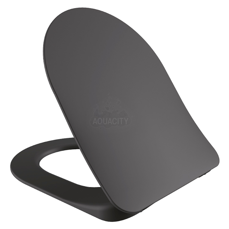 Creavit Duck Slim toilet seat and cover - soft close - Matt Black