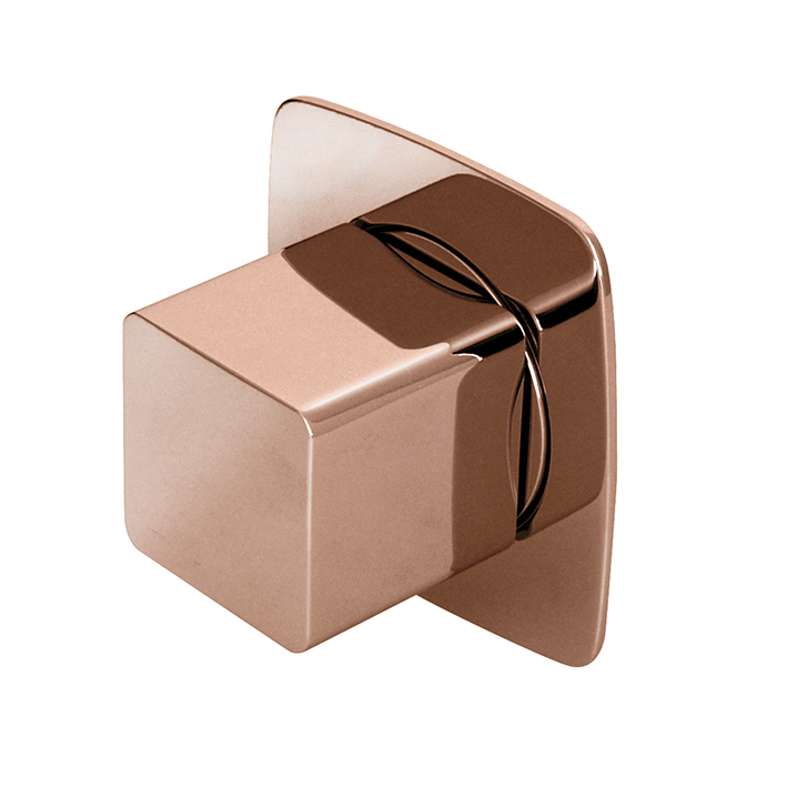 [A2NKN100209822] Noken Lounge Wall Mounted Stop Valve - Copper