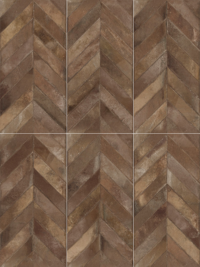 Chevron Tobacco Matt 60x120