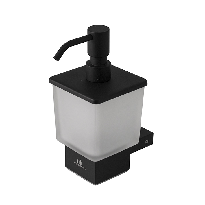 Noken Urban C Wall Mounted Soap Dispenser - Matt Black