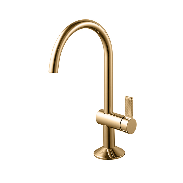 Noken Lignage Luxe Single Lever Basin Mixer - excluding pop-up waste - Gold