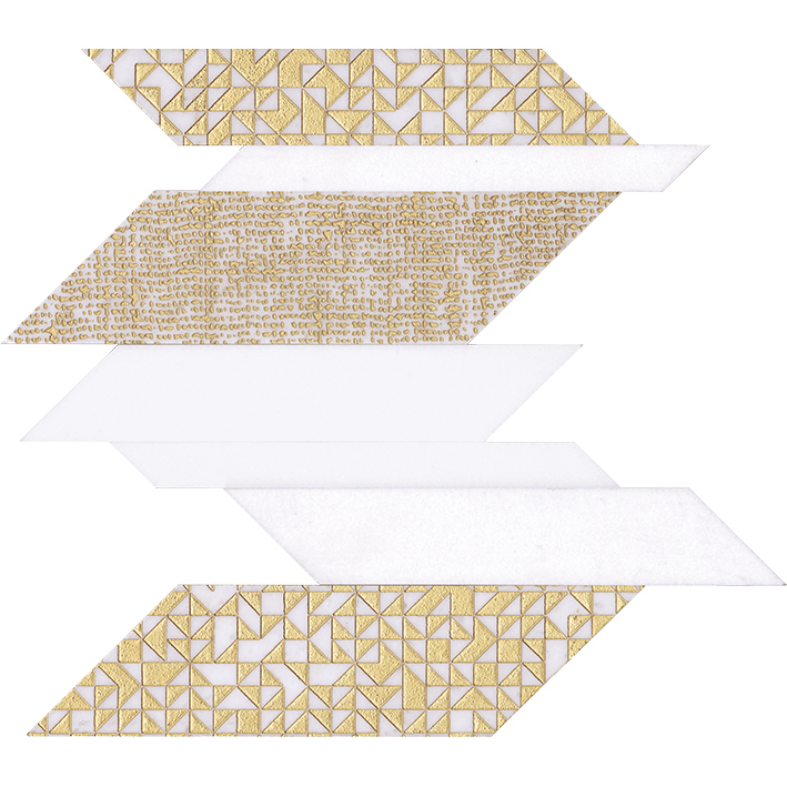 [A2LNT100272787] L'Antic Colonial Callanish Lux Mosaic 22.5x24 - Gold