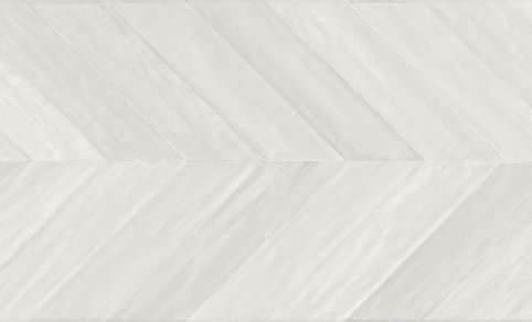 Chevron Maiolica White Matt 60x120