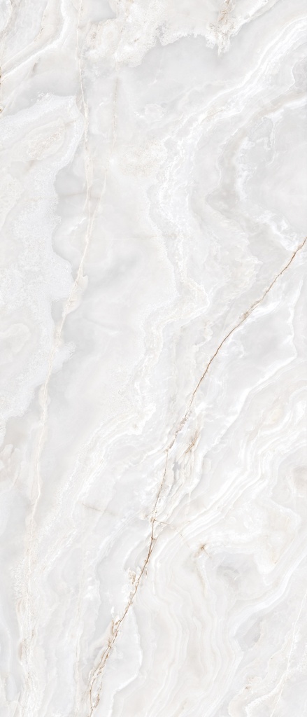 Onice Iride Avorio (white/light grey) 120x280 6mm
