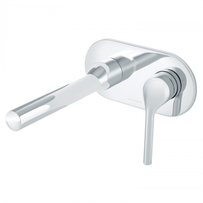 Bagnodesign Koy single lever W/M basin mixer 210mm - complete with concealed body - chrome