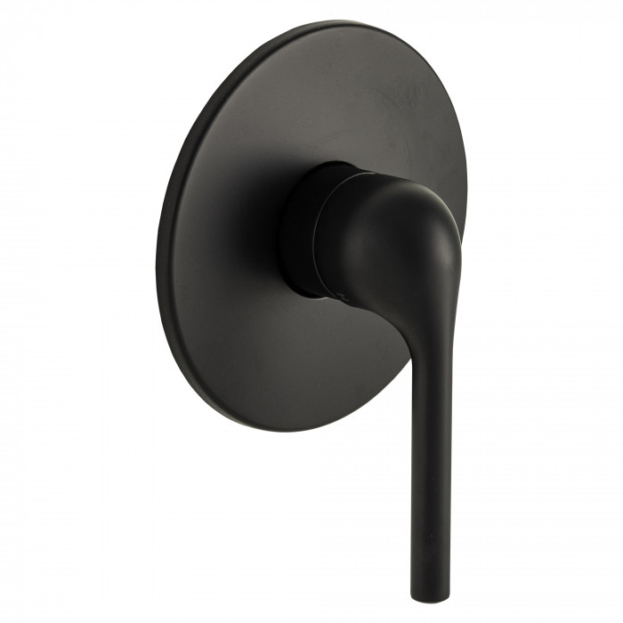 Bagnodesign Koy single lever bath/shower mixer - complete with concealed part - matt black