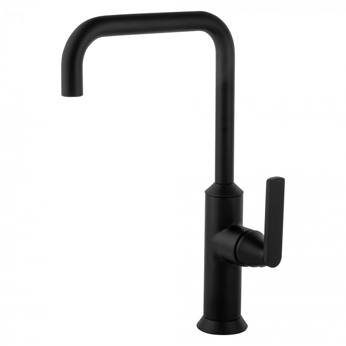 Bagnodesign Bristol mono single lever basin mixer extended - excl. pop-up waste - matt black