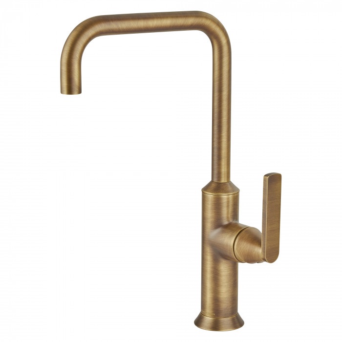 Bagnodesign Bristol mono single lever basin mixer extended - excl. pop-up waste - soft bronze