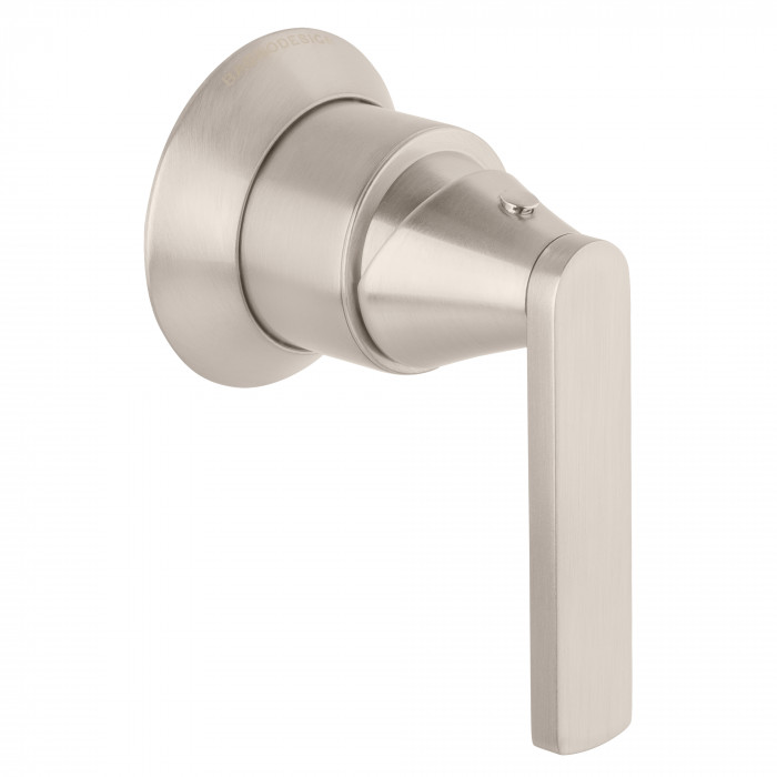 Bagnodesign Bristol single lever bath/shower mixer - complete with concealed part - brushed nickel