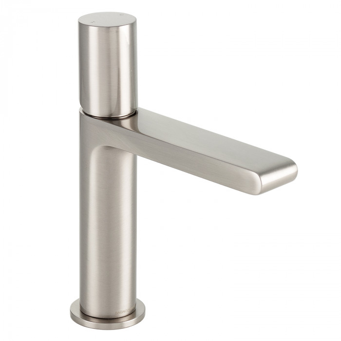 Bagnodesign Toko  single lever basin mixer - excl. pop-up waste - brushed nickel