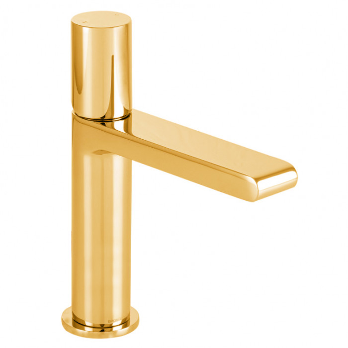 Bagnodesign Toko single lever basin mixer - excl. pop-up waste - gold PVD