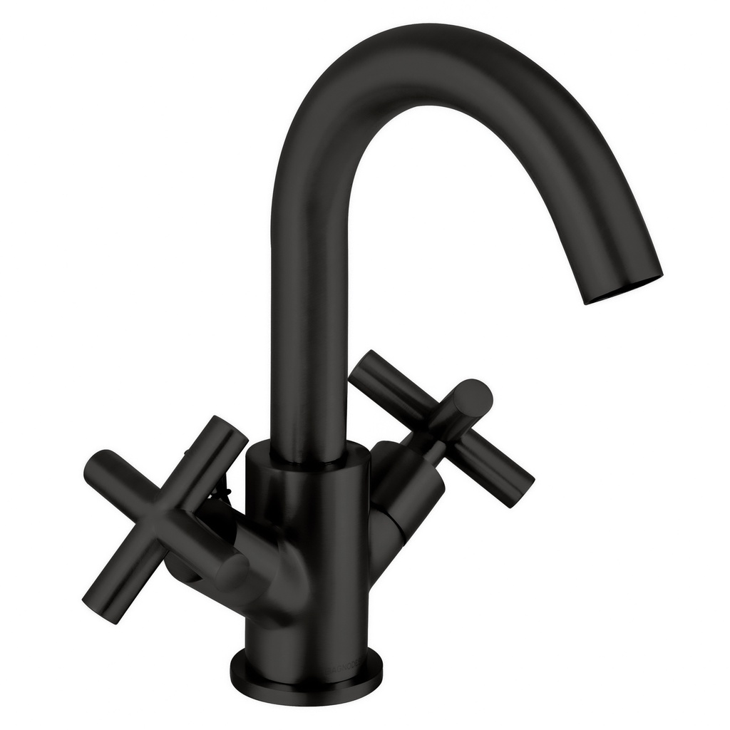 Bagnodesign Ibiza mono basin mixer - incl. pop-up waste - matt black