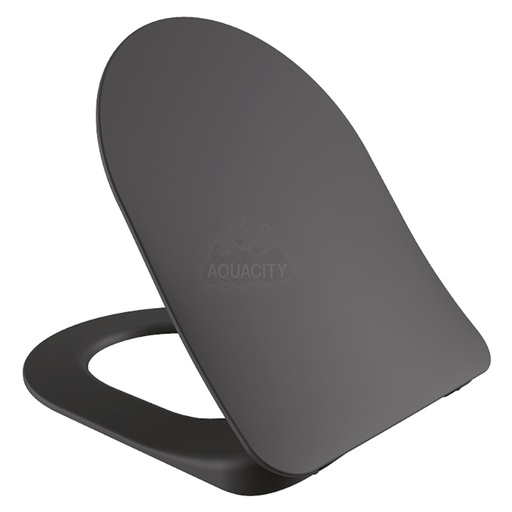 [A7CRVKC0903.01.1400E] Creavit Duck Slim toilet seat and cover - soft close - Matt Black
