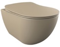[A7CRVFE322-11CM00E-0000] Creavit Free back entry wall mounted WC - rim off - Cappucino Matt