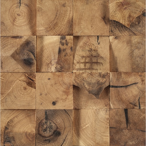 [A2LNT100169420] Wood Cubes Mosaic, 32x32x1.9