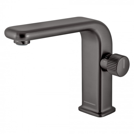 [A8SNPBDM-SFM-301S-AN] Bagnodesign Stereo FM single lever basin mixer - excl. pop-up waste - anthracite