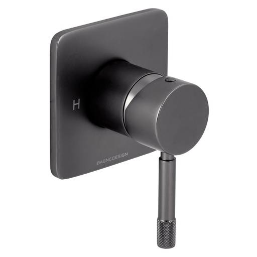 [A8SNPBDM-REV-410-AN] Bagnodesign Revolution single lever bath/shower mixer - complete with concealed part - anthracite