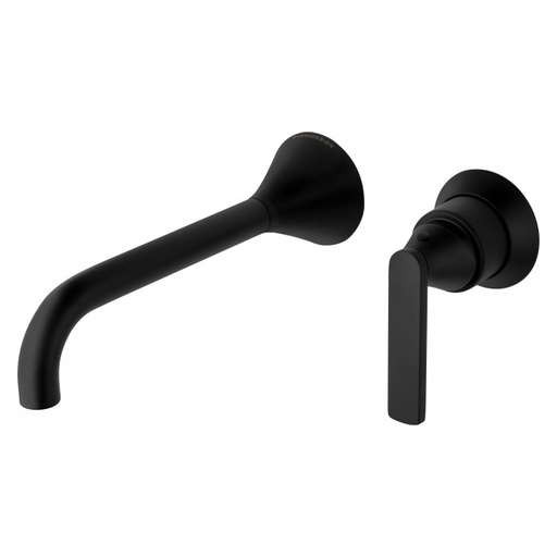 [A8SNPBDM-BIS-315L-MB] Bagnodesign Bristol single lever W/M basin mixer 200mm - complete with concealed body - matt black