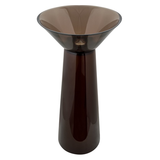[A8SNPBDB-BIS-501-GXB] Bagnodesign Bristol F/S round wash basin 445mm - without overflow - without tap hole - galaxy black (resin)